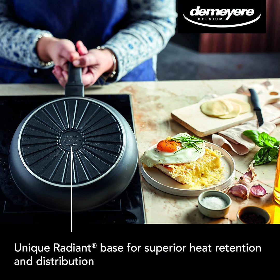 Demeyere Alu Classico 3 Duraslide® Hochwertige Bratpfanne fuer Induktion und alle anderen Herdarten,