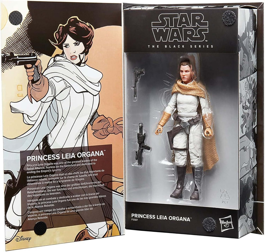 Hasbro Star Wars – Prinzessin Leia Organa – Figur Black Series Archiv 15 cm, F5587