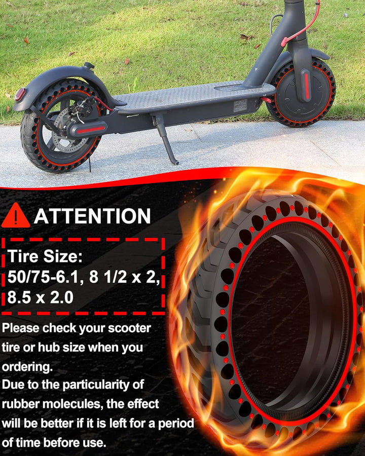 BABEJIA 2 Stück 50/75-6.1 Scooter Reifen für Xiaomi Elektroroller Pro 2 / M365 / M365 Pro / 1S / Ess
