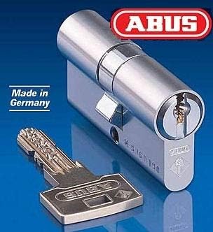 ABUS Türzylinder D6N - Schliesszylinder für Wohnungstüren, vernickelt, 40x55 mm - 37756 40x55 mm Ver
