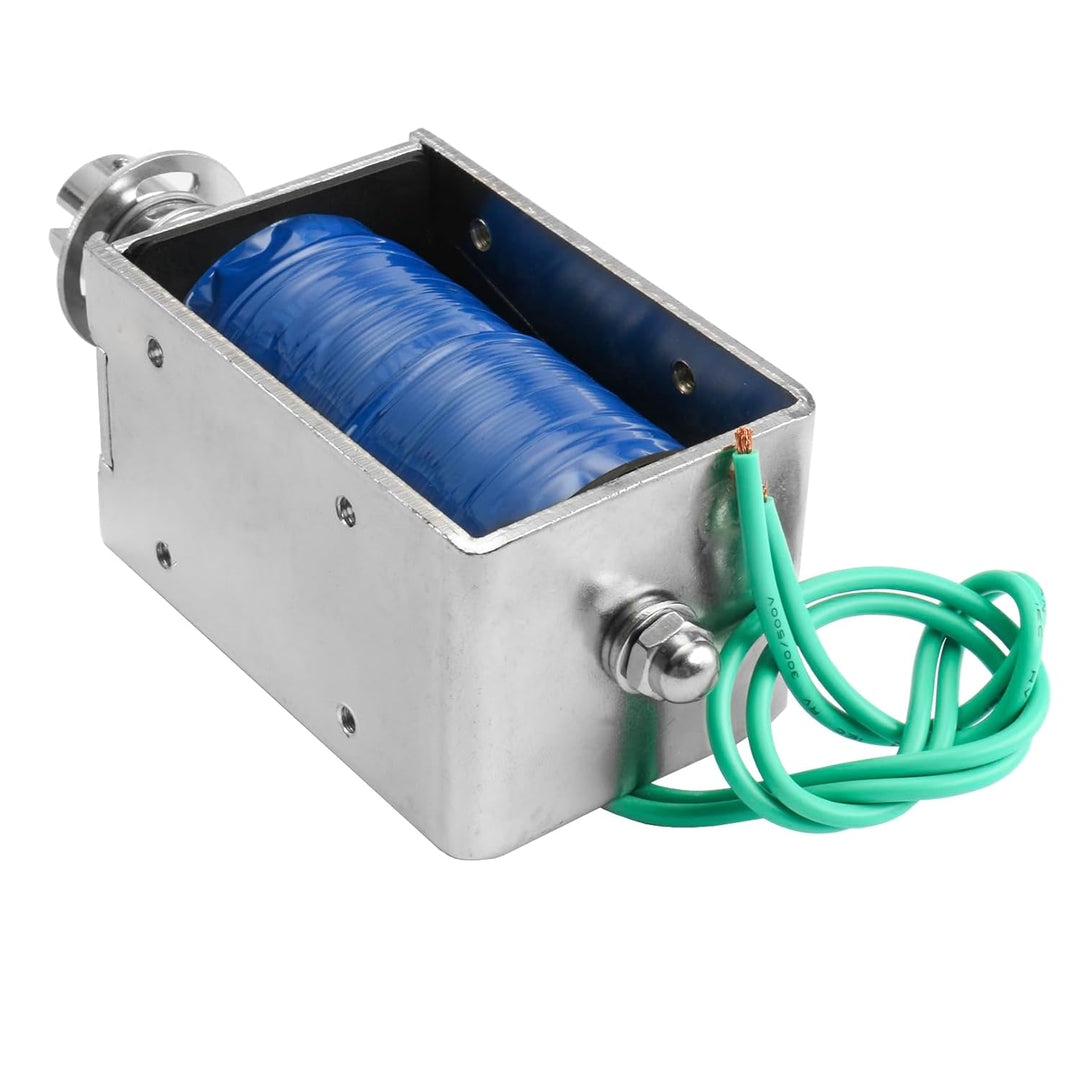 Heschen Magnet-Elektromagnet, HS-1578B, DC12 V, 4,8 A, 25 mm Hub, Kraft 50 N, Push-Pull-Typ, offener