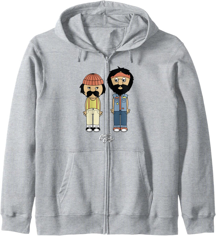 Cheech & Chong Toon Style Full Bodies With Classic Logo Kapuzenjacke