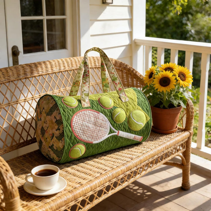 Hippie Van Quilted Duffle Bag – Boho Wochenendtasche - Bus Design Handliche Reisetasche Damen Weeken