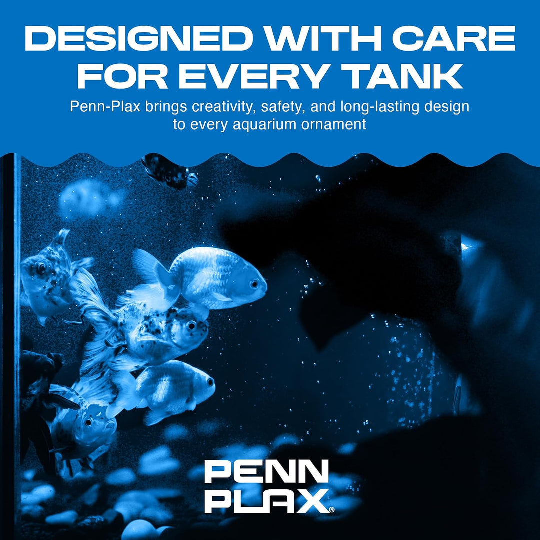 Penn-Plax Castle Aquarium-Dekoration, handbemalt mit realistischen Details, über 36,7 cm hoch, Teil