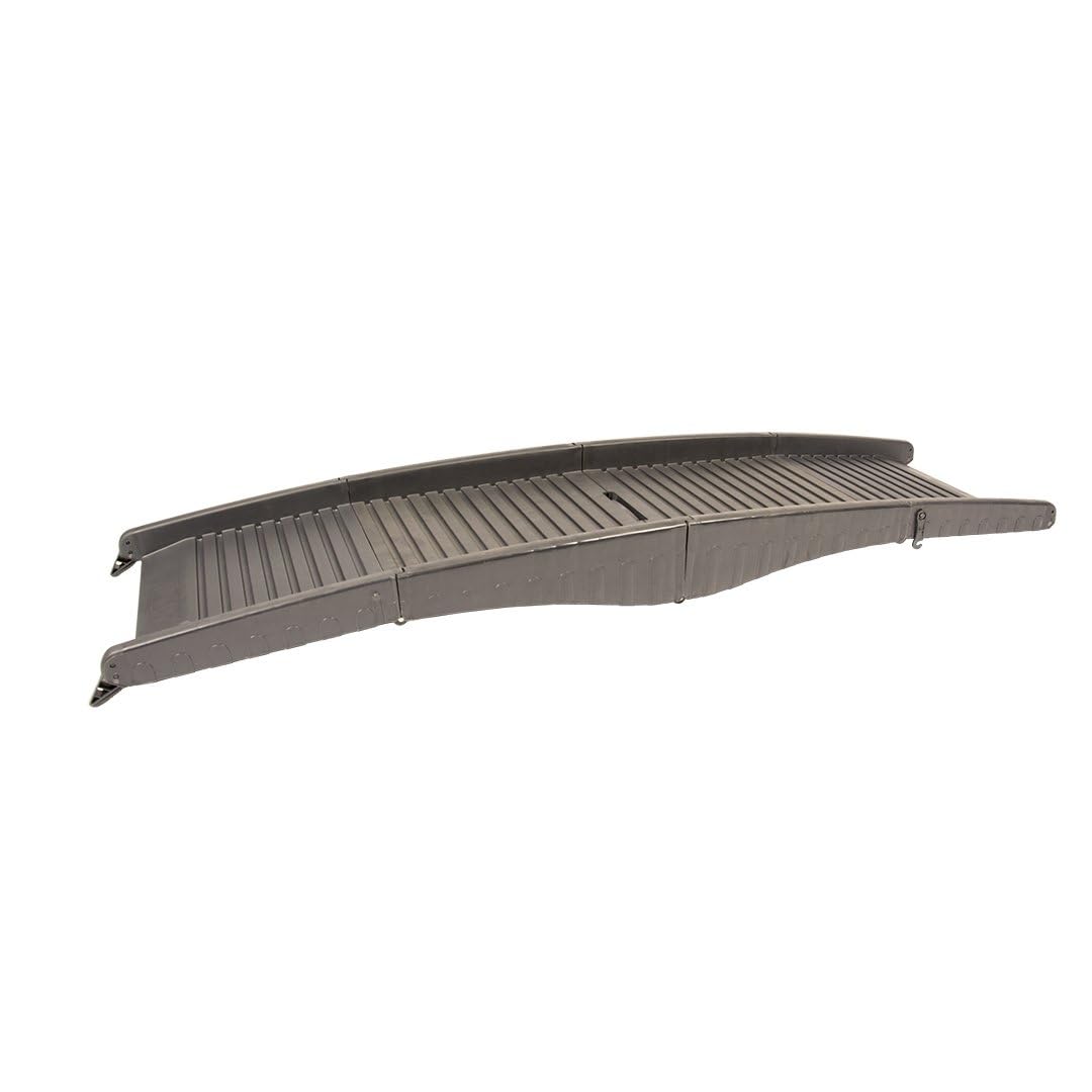 DUVO+ 121000 Rampe Auto Plastik Easy Step Bis 50 kg, grau