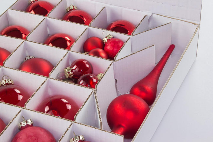 Quality-Collection Weihnachtskugel Box, Christbaumkugel Box, Christbaumschmuck und Deko (61 Liter)