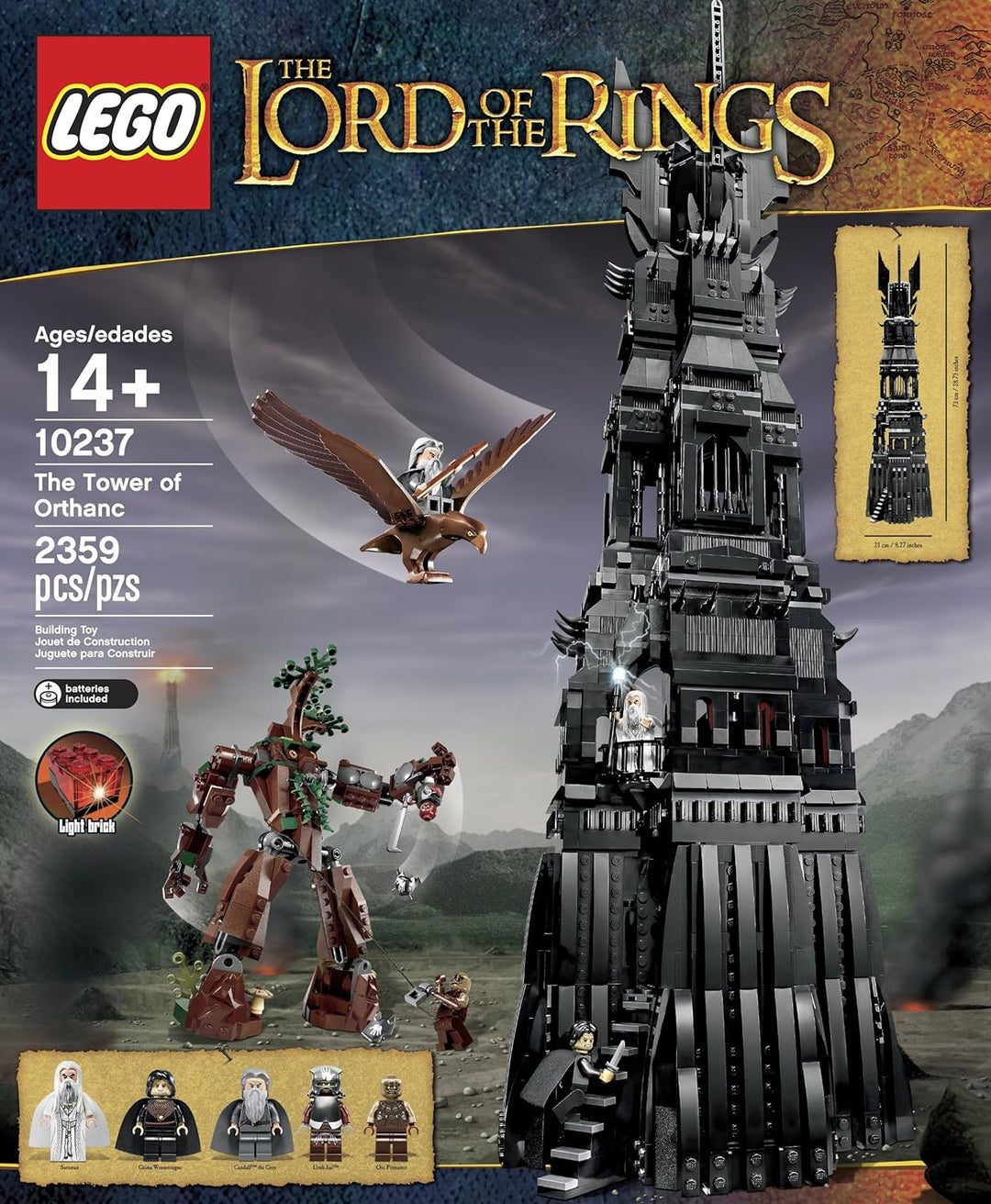 Lego Herr der Ringe Orthanc-Turm Bauset, 10237, 14 Jahre
