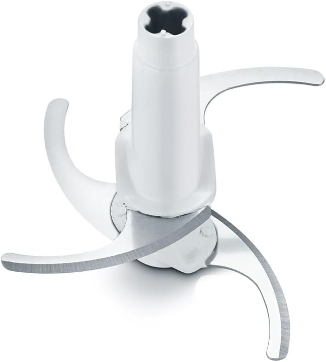 GRAEF Multi-Zerkleinerer CH501 Weiss Ideal zum Hacken, Schneiden und Mixen von Obst, Gemüse – Multi-