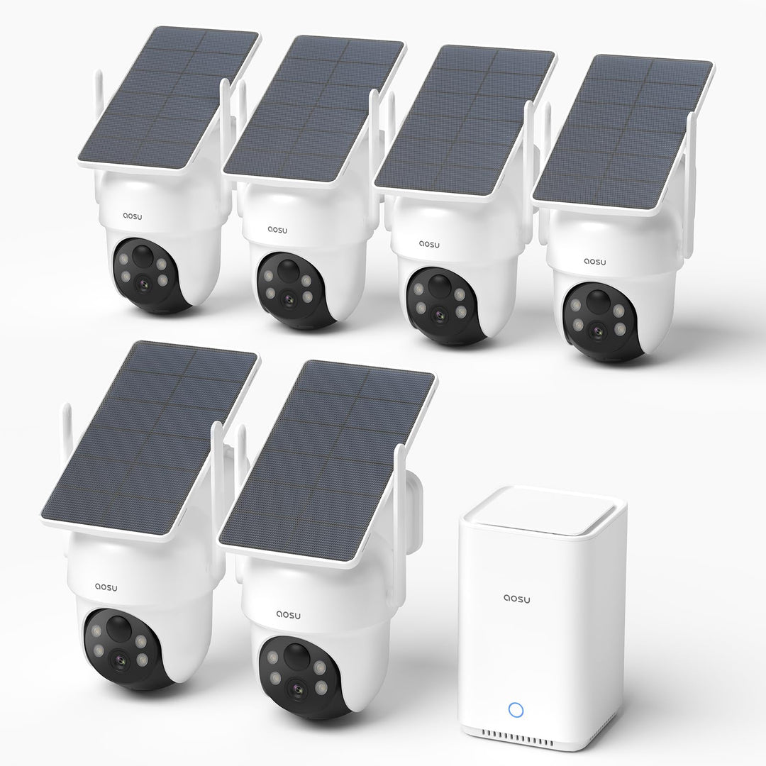 aosu SolarCam D1 Classic Kit, 6-Cam-Kit, 6-Cam-Kit