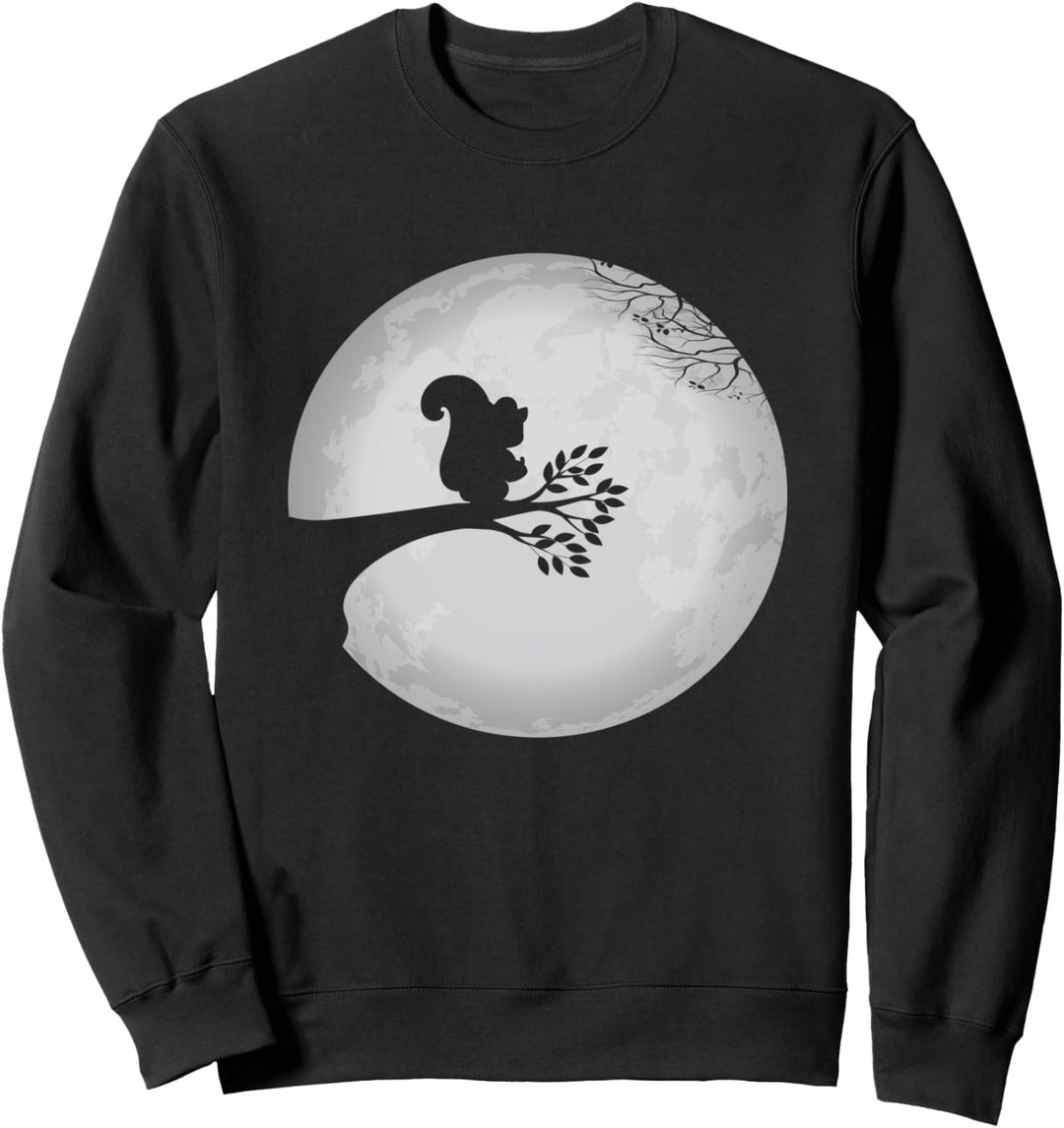 Eichhörnchen Vollmond Heil Reh Hunter Weidmannsheil Hunt Sweatshirt