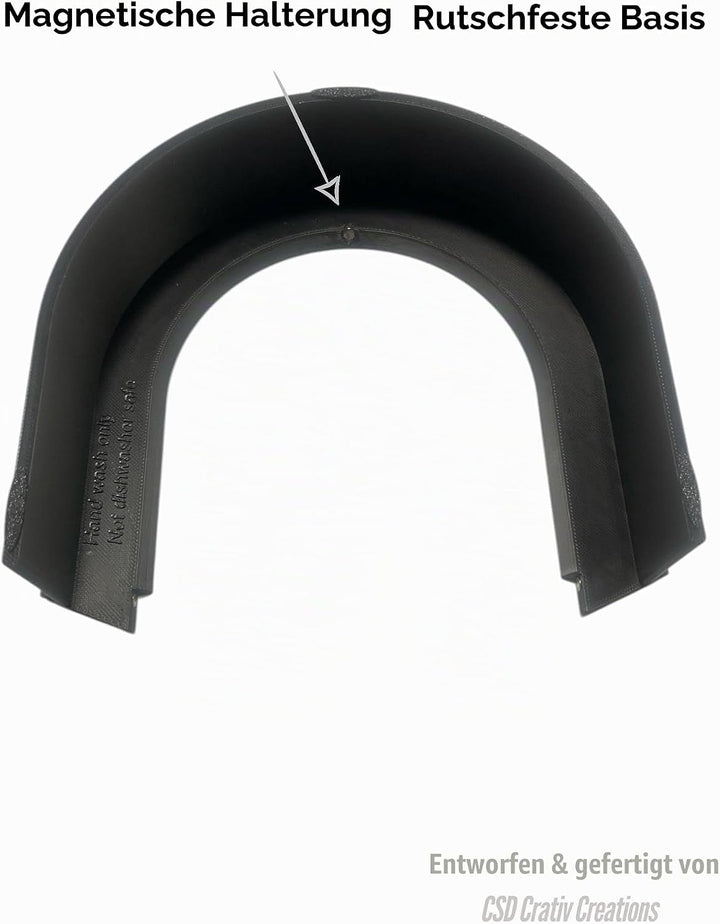 CSD Crativ Creations Magnetische 2-Tassenverbreiterung für DeLonghi Dedica EC685, EC785, EC885 – rut