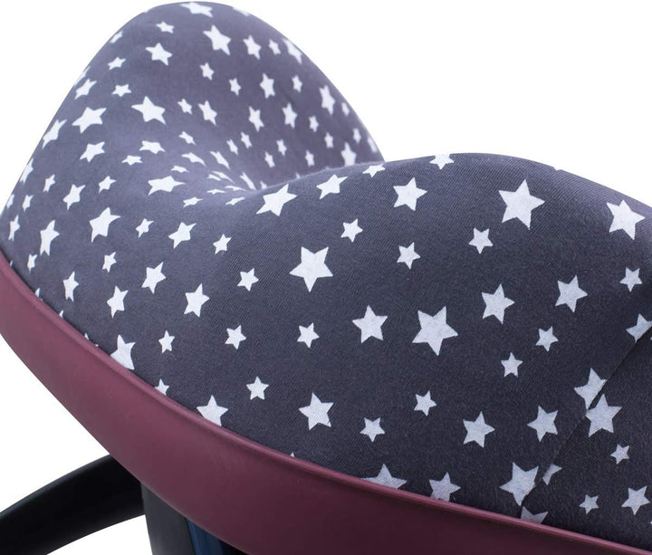 JYOKO KIDS Baumwollbezug für Autositz kompatibel mit Pebble Maxi Cosi, Bebe Confort (Winter Sky) Win