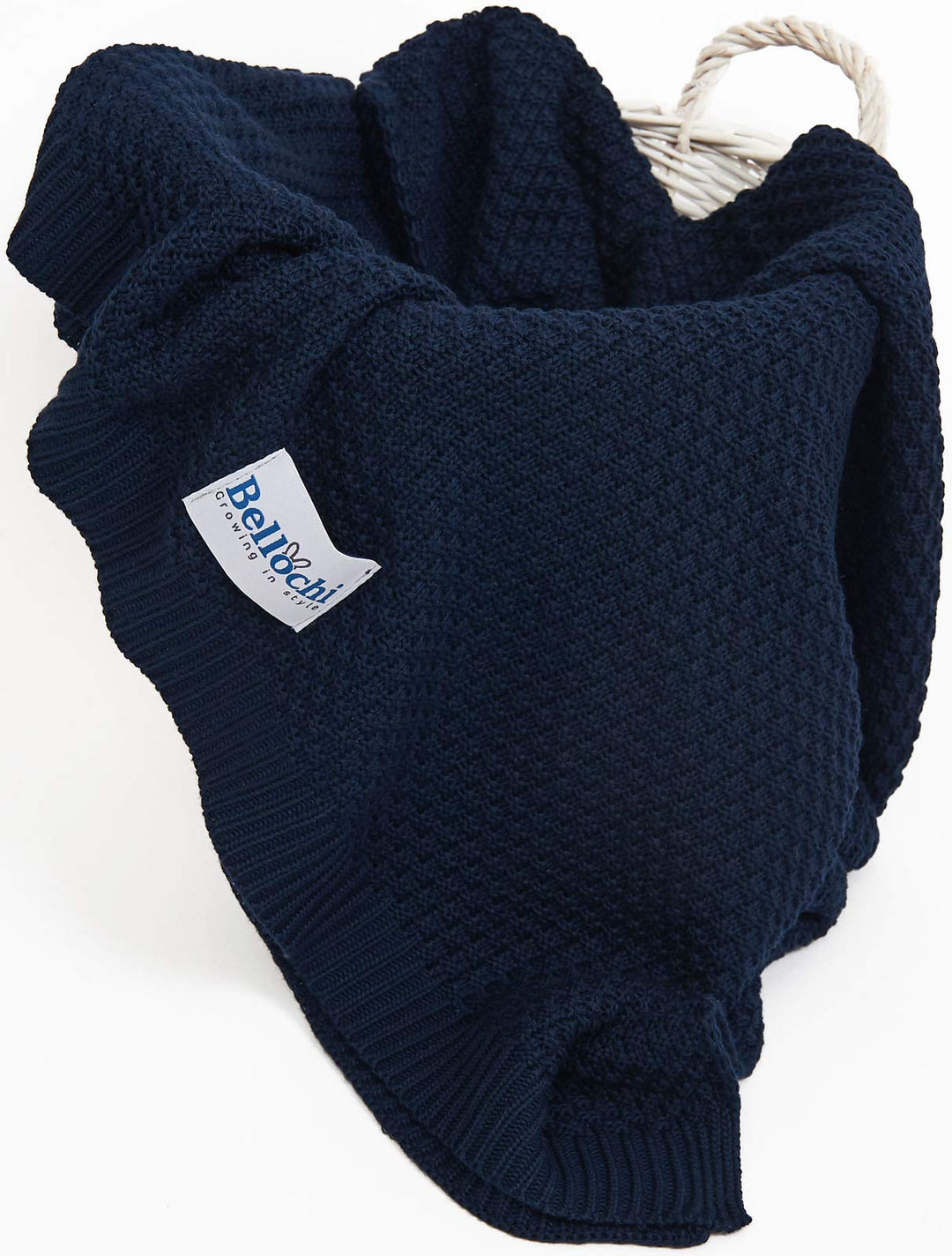 Bellochi Babydecke für Mädchen und Junge - 100% Bambus - Kuscheldecke Kinder Erstlingsdecke Strickde