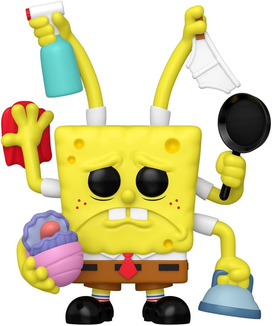 Funko Pop Premium Spongebob Cleaning 2001