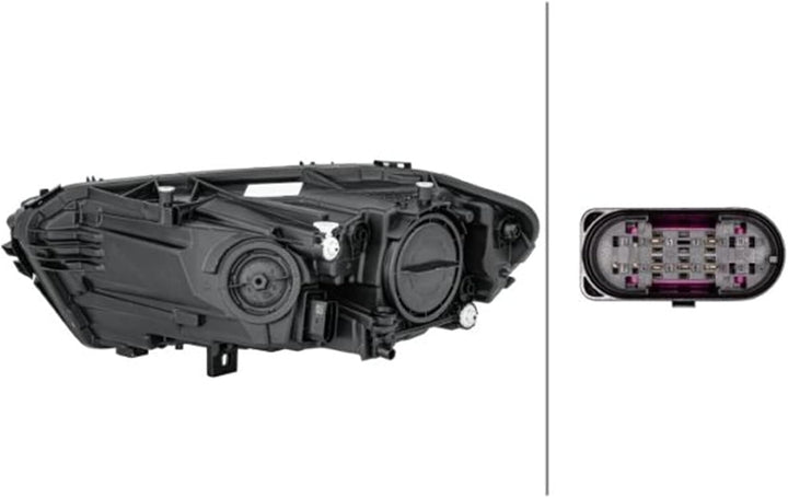 HELLA 1EG 015 091-021 Halogen-Hauptscheinwerfer - rechts - für u.a. Mercedes-Benz A-Class (W177)