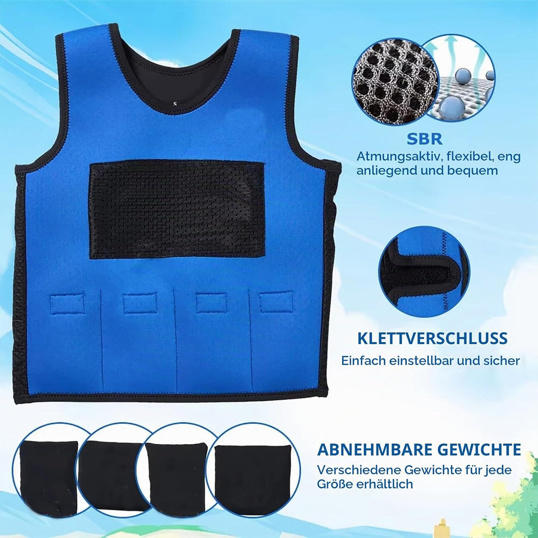 NEWFUN gewichtsweste kinder, sandweste kinder, gewichtsweste kinder adhs,Gewichtsweste für ABR Hyper