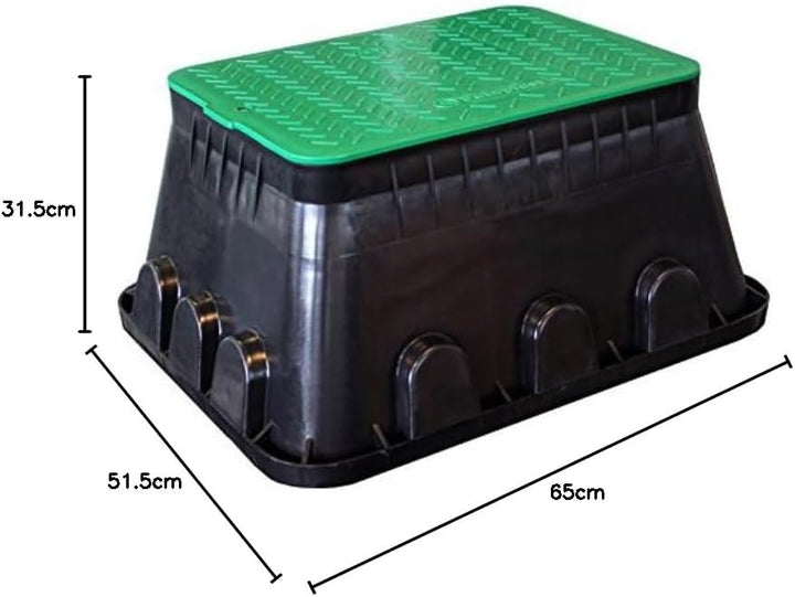 Ventilbox XL Bodeneinbaudose gross, Verteilerdose Gartenelektrik Box ebenerdig Kerry kez1313