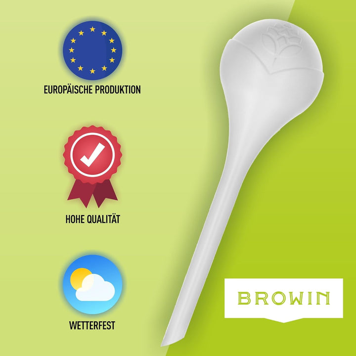 BROWIN® Bewässerungskugeln für Pflanzen | dosierte Bewässerung | Automatische Bewässerungssystem für