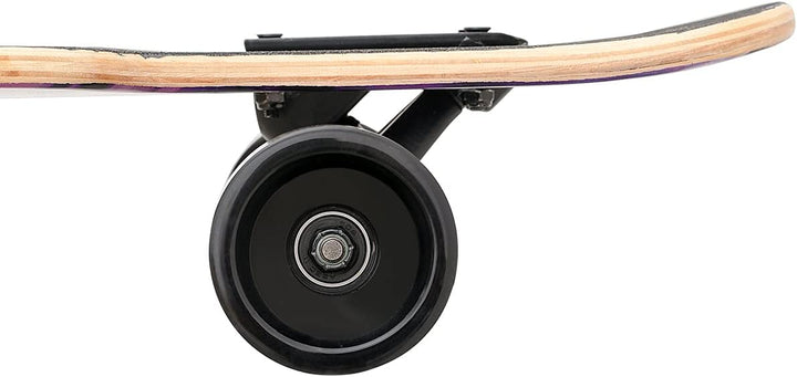 Longboard, 8-lagigem Ahornholz Cruiser komplettes Skateboard,Longboards für mädchen Erwachsene jung