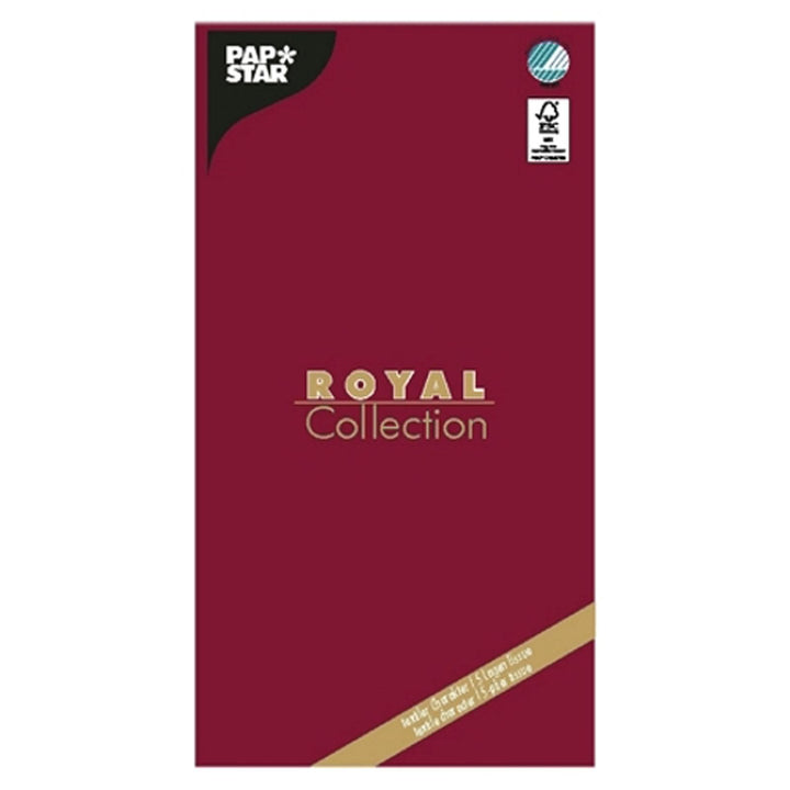 10 Tischdecken Tissue ROYAL Collection 120cm x 180cm Bordeaux
