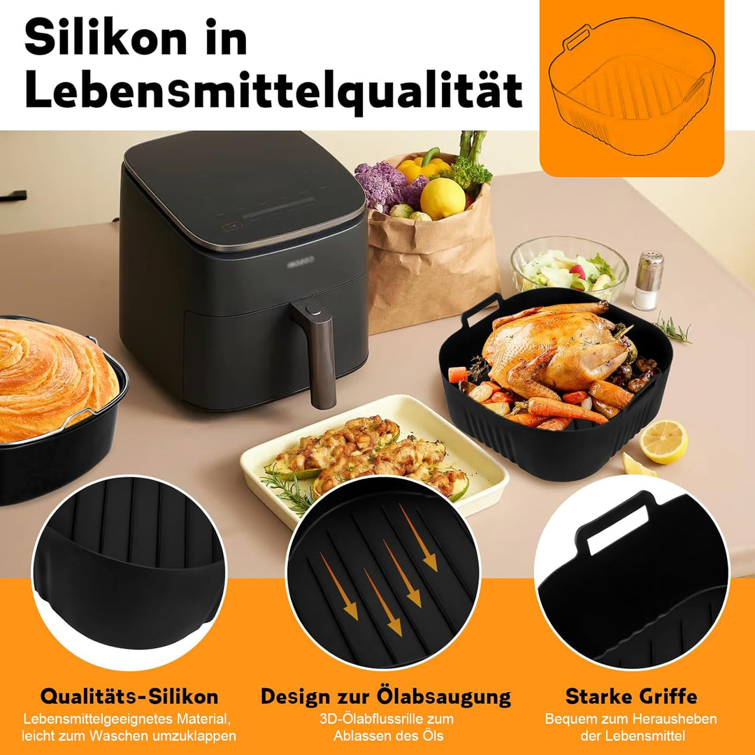 Heissluftfritteuse Zubehör für COSORI Turboblaze Zubehör 6L Airfryer XXL 5,5L 6,4L, Airfryer Zubehör