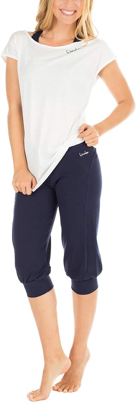 Winshape Damen 3/4-Trainingshose WBE5 „Shape up“ ¾-Trainingshose WBE5, Winshape All-Fit Style M Nigh