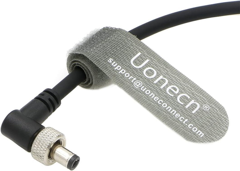 Uonecn DC 2.1 5,5 mm Rechts Winkel zu Hahn D-Tap Power Kabel für Anton Bauer Kable Video Geräten PIX