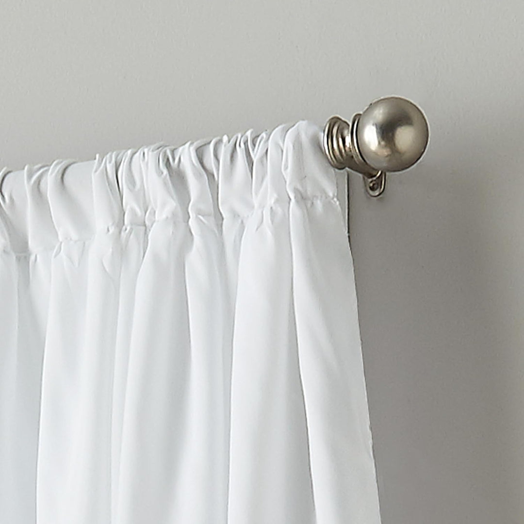 Curtainworks Vorhang mit Volant-Rüschen, 241,3 cm, Weiss Weiss 95-inch, Weiss 95-inch