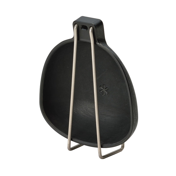 Snow Peak Faltbare Nylon-Kochkelle für Camping/Wandern, Schwarz