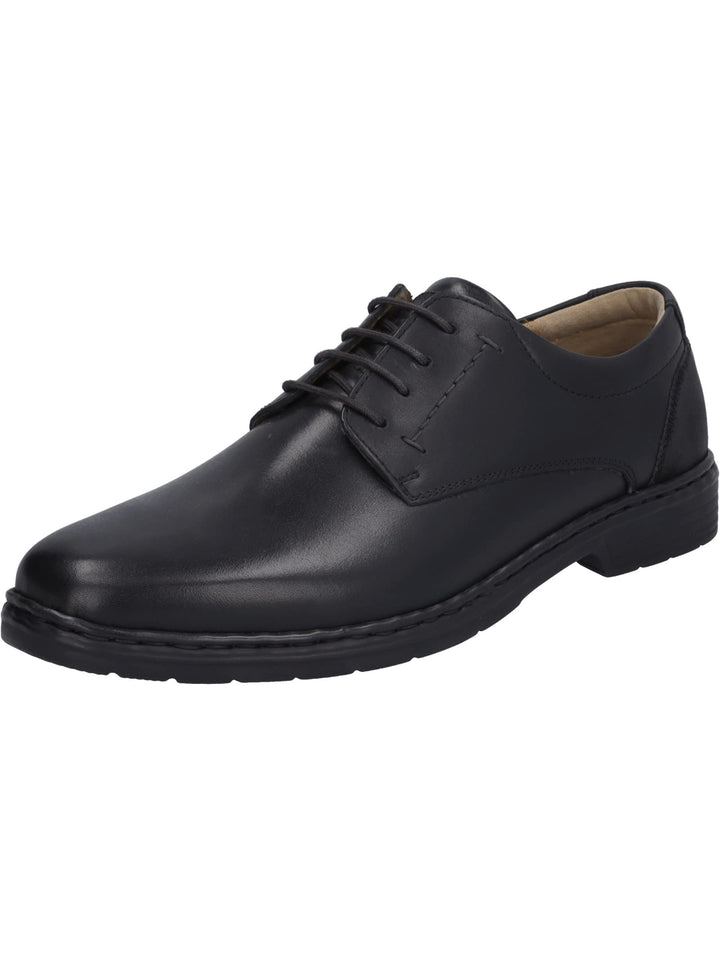 Josef Seibel Herren Alastair 01 Flacher Slipper 49 EU X-Weit Schwarz, 49 EU X-Weit Schwarz