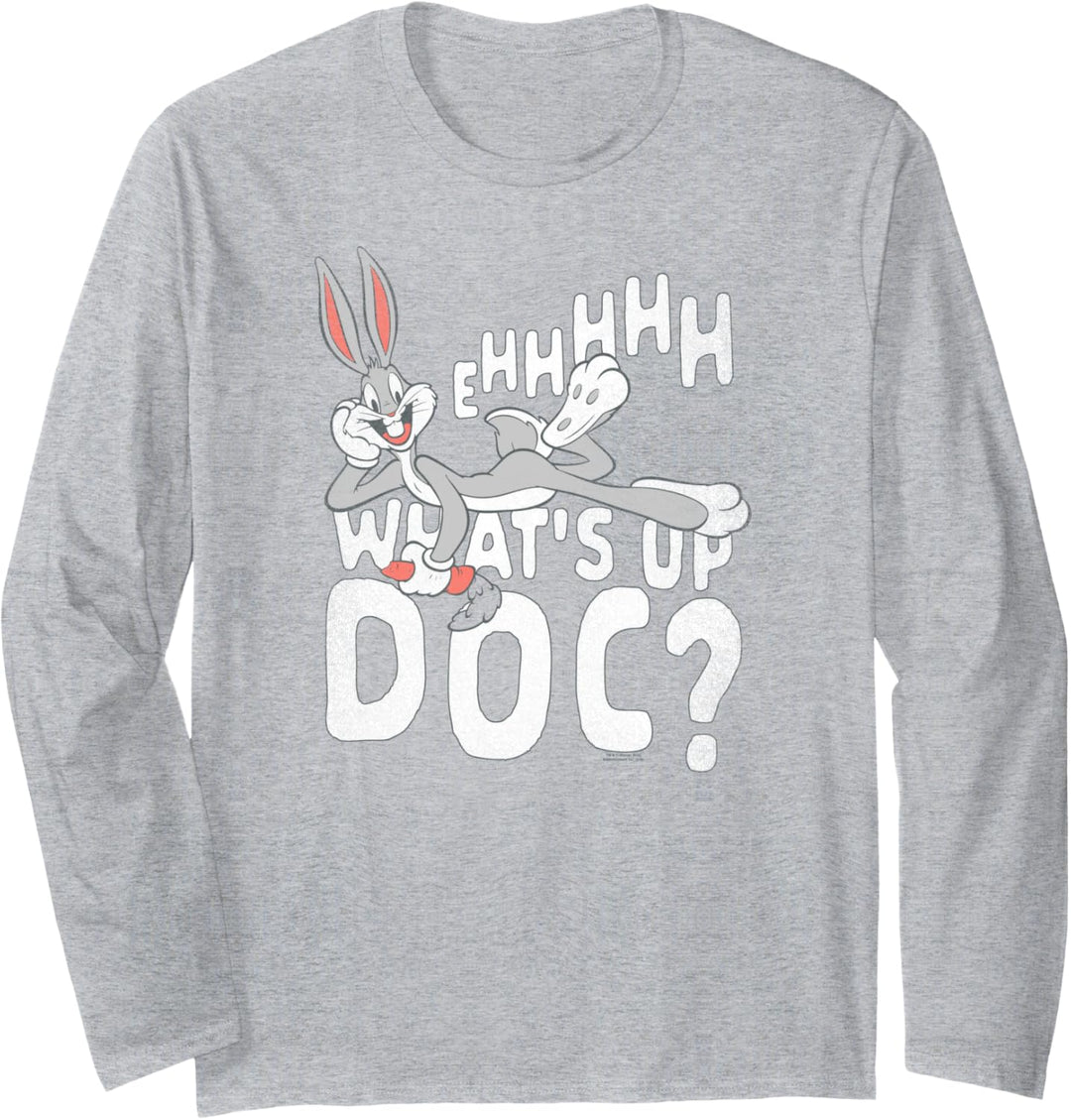 Looney Tunes Bugs Bunny What's Up Doc? Langarmshirt