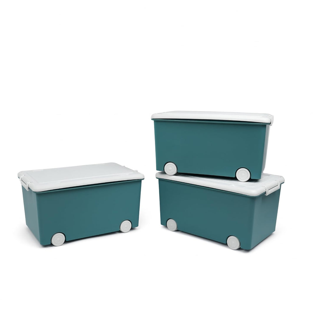 THERMOBABY Aufbewahrungsbox Playbox – Medium 26 l – 3 Aufbewahrungsboxen – Aufbewahrungsbox aus Kuns