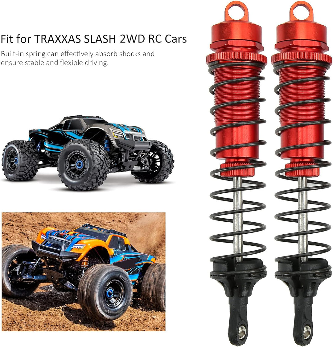 RC Stossdämpfer, 2Pcs Robust RC 140mm Ölgefüllter Einstellbarer Stossdämpfer Dämpfer für TRAXXAS SLA