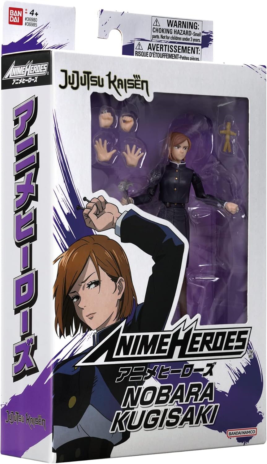 BANDAI - Anime Heroes - Jujutsu Kaisen - Action Figur 17 cm - Kugisaki Nobara - Gelenkfigur Nobara -
