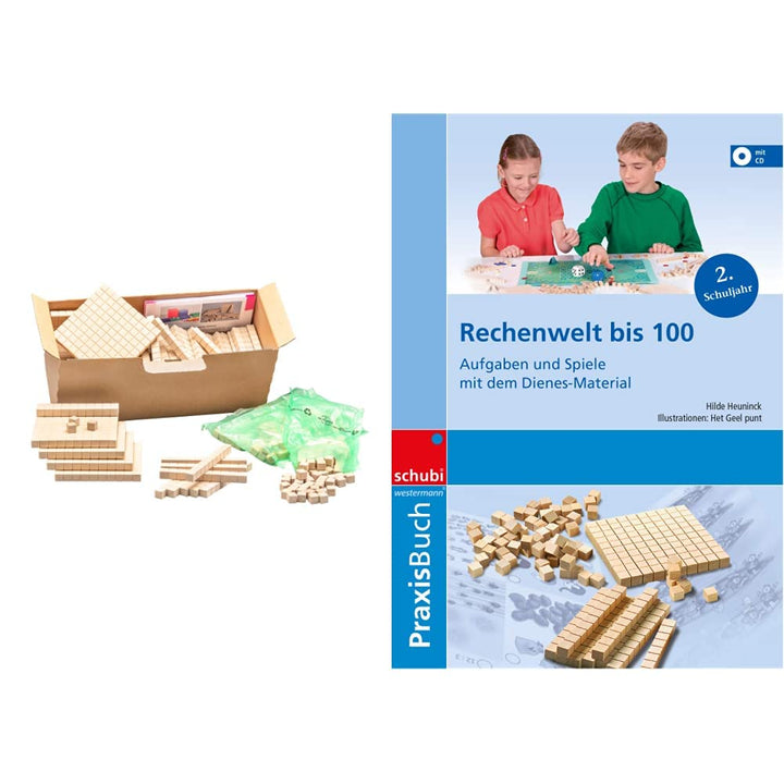 WISSNER aktiv Lernen - Dienes Klassensatz & Rechenwelt bis 100: Aufgaben und Spiele mit dem Dienes-M