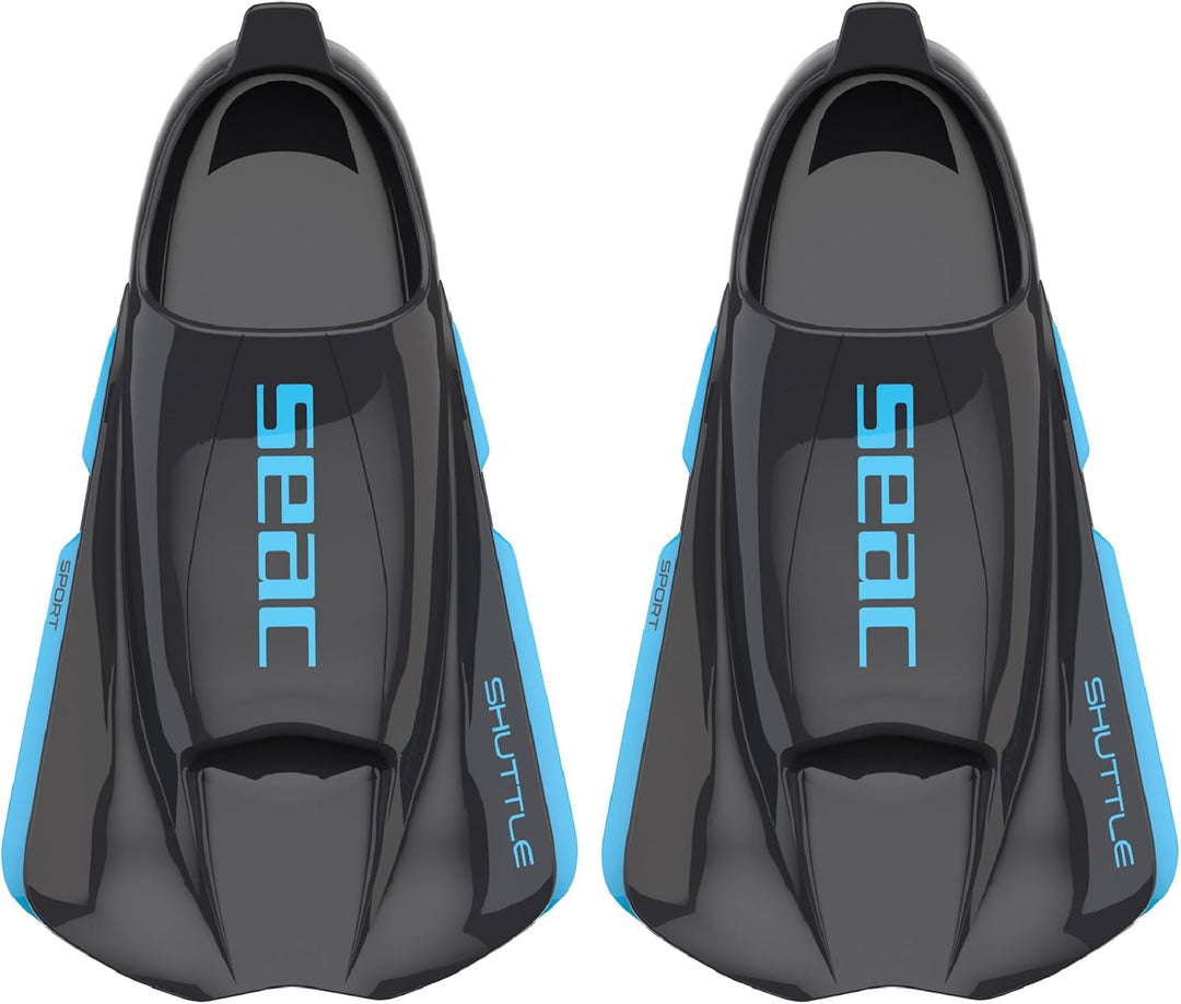 Seac Unisex Shuttle Schwimmflossen aus 100% Silikon, kurz, für Kraft- oder Cardio-Training 34/35 EU