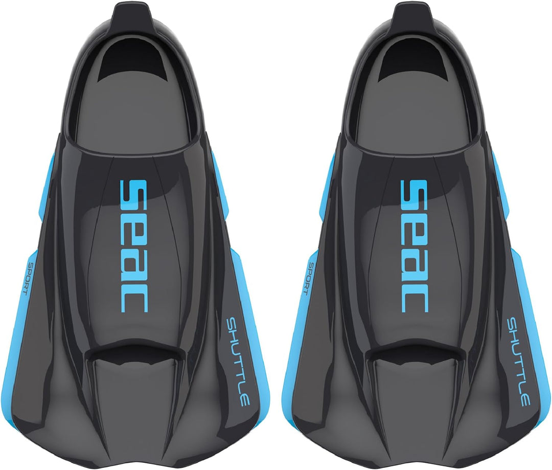 Seac Unisex Shuttle Schwimmflossen aus 100% Silikon, kurz, für Kraft- oder Cardio-Training 42/43 EU