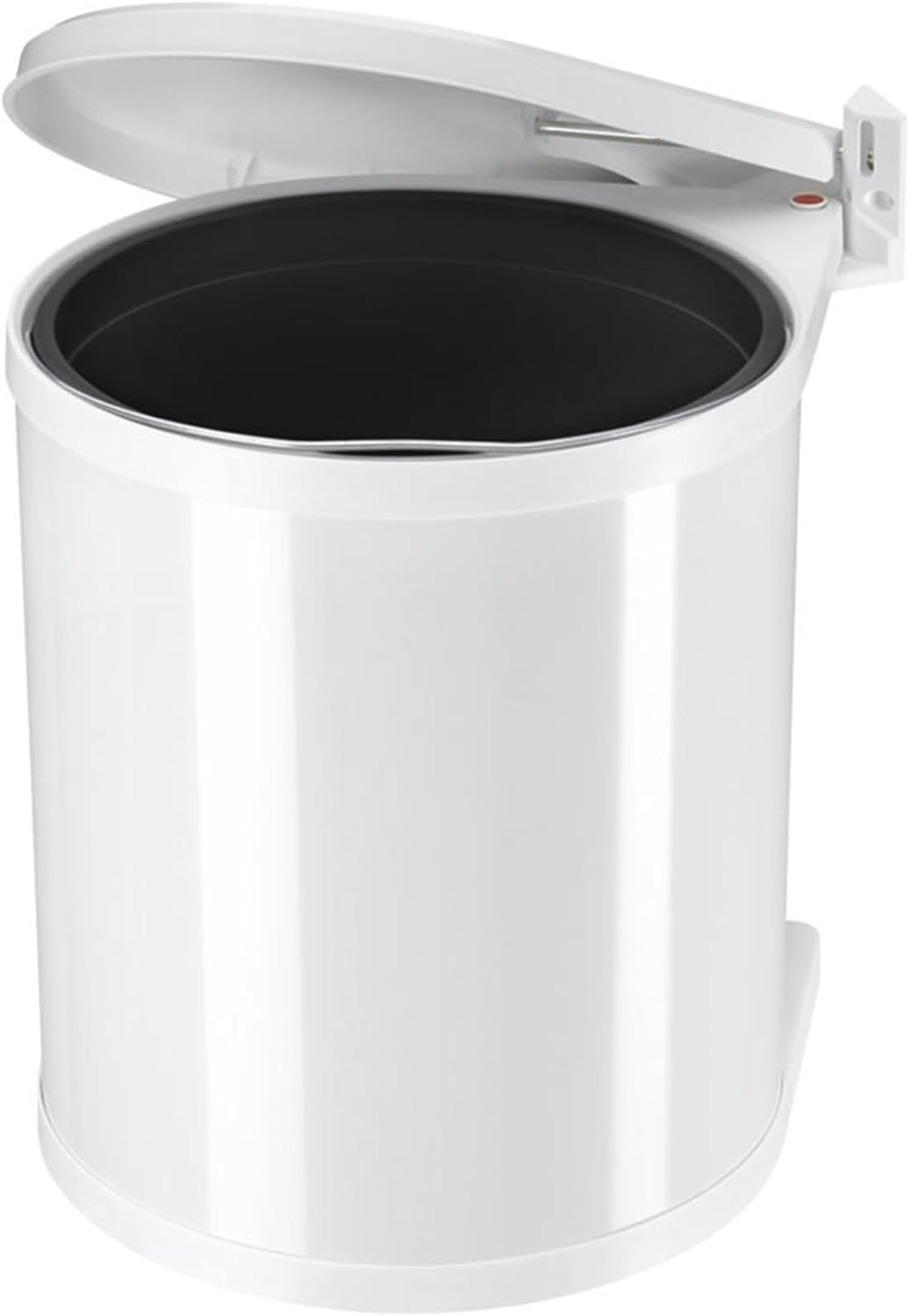 Hailo CompactBox M Abfallsammler - Einbau Swing Mülleimer aus Stahlblech, Farbe weiss für Küche und