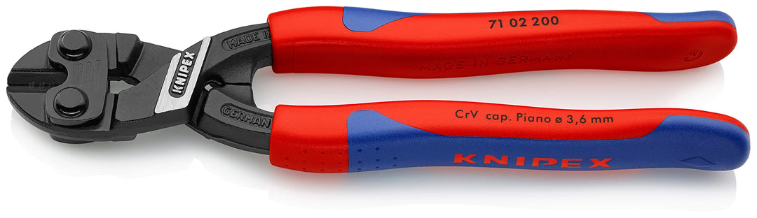 Knipex CoBolt® Kompakt-Bolzenschneider schwarz atramentiert, mit schlanken Mehrkomponenten-Hüllen 20