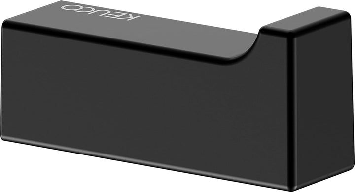 Keuco Handtuchhaken aus Metall, schwarz-matt, rund, für Badezimmer und Gäste-WC, Wandhaken für Handt