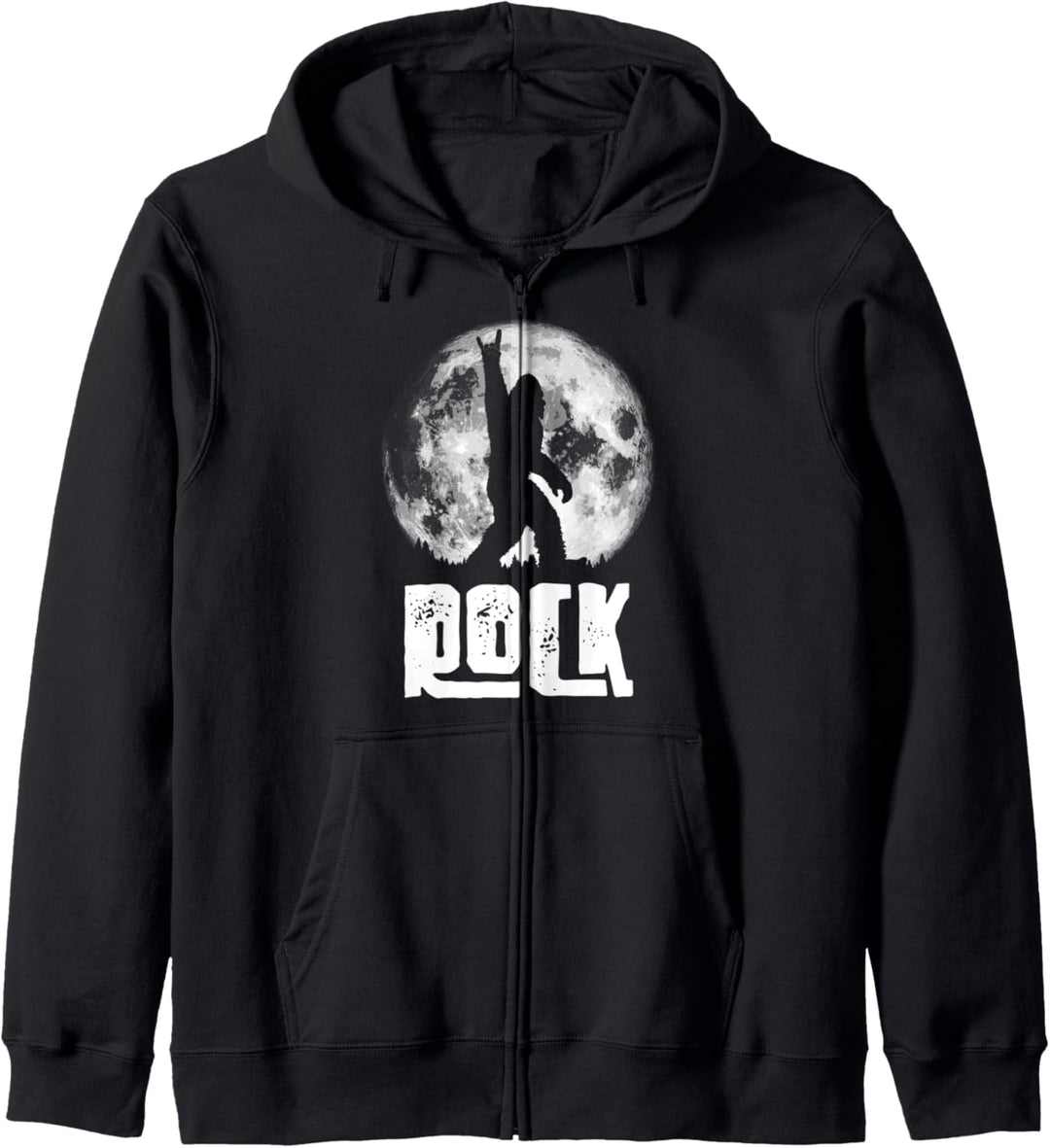 Rock n' Roll Bigfoot Night Stroll & Moon Kapuzenjacke