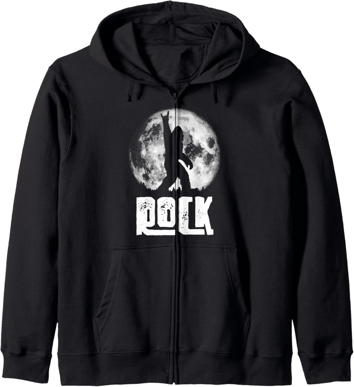 Rock n' Roll Bigfoot Night Stroll & Moon Kapuzenjacke