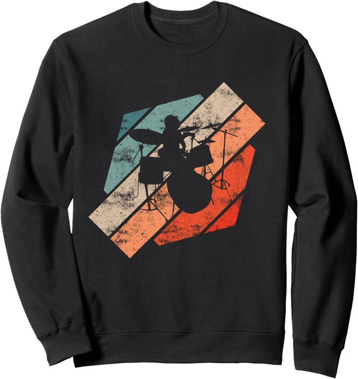 Schlagzeuger Drummer Musik Schlagzeug Sweatshirt