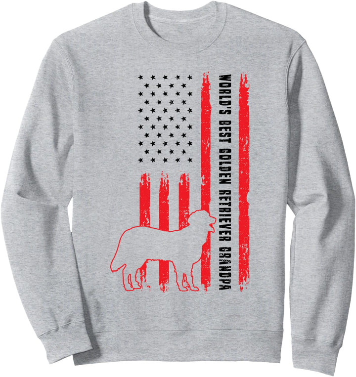 Golden Retriever: Golden Retriever Grandpa - Hunde Sprüche Sweatshirt