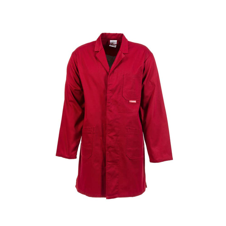 Planam Grösse 24 Herren MG 290 Berufsmantel mittelrot Modell 0641 Mittelrot 24