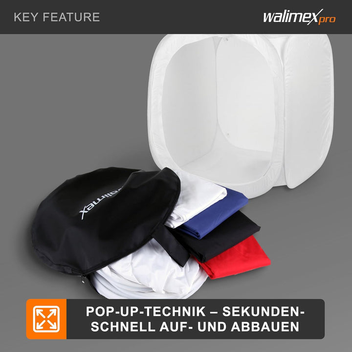 Walimex Pro Pop-Up Lichtwürfel (75x75x75