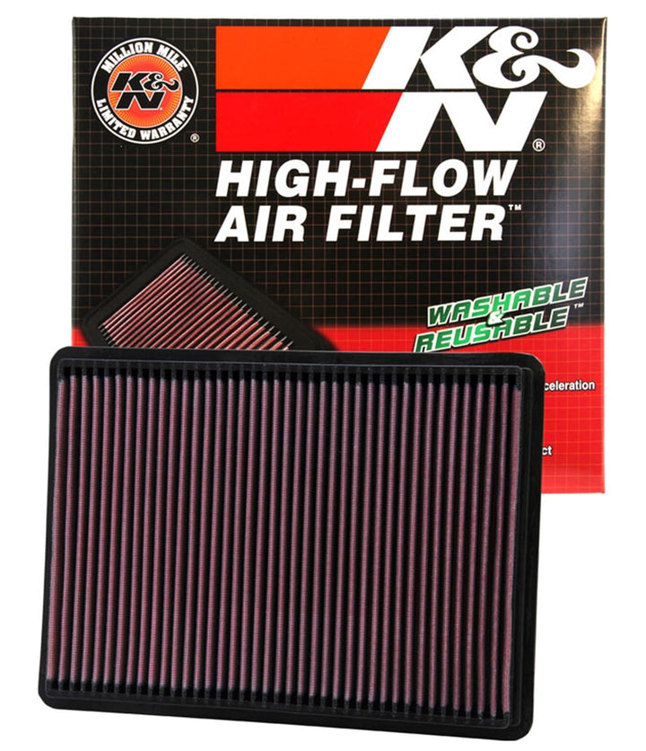 K&N 33-2233 Motorluftfilter: Hochleistung, Prämie, Abwaschbar, Ersatzfilter,Erhöhte Leistung, 2001-2