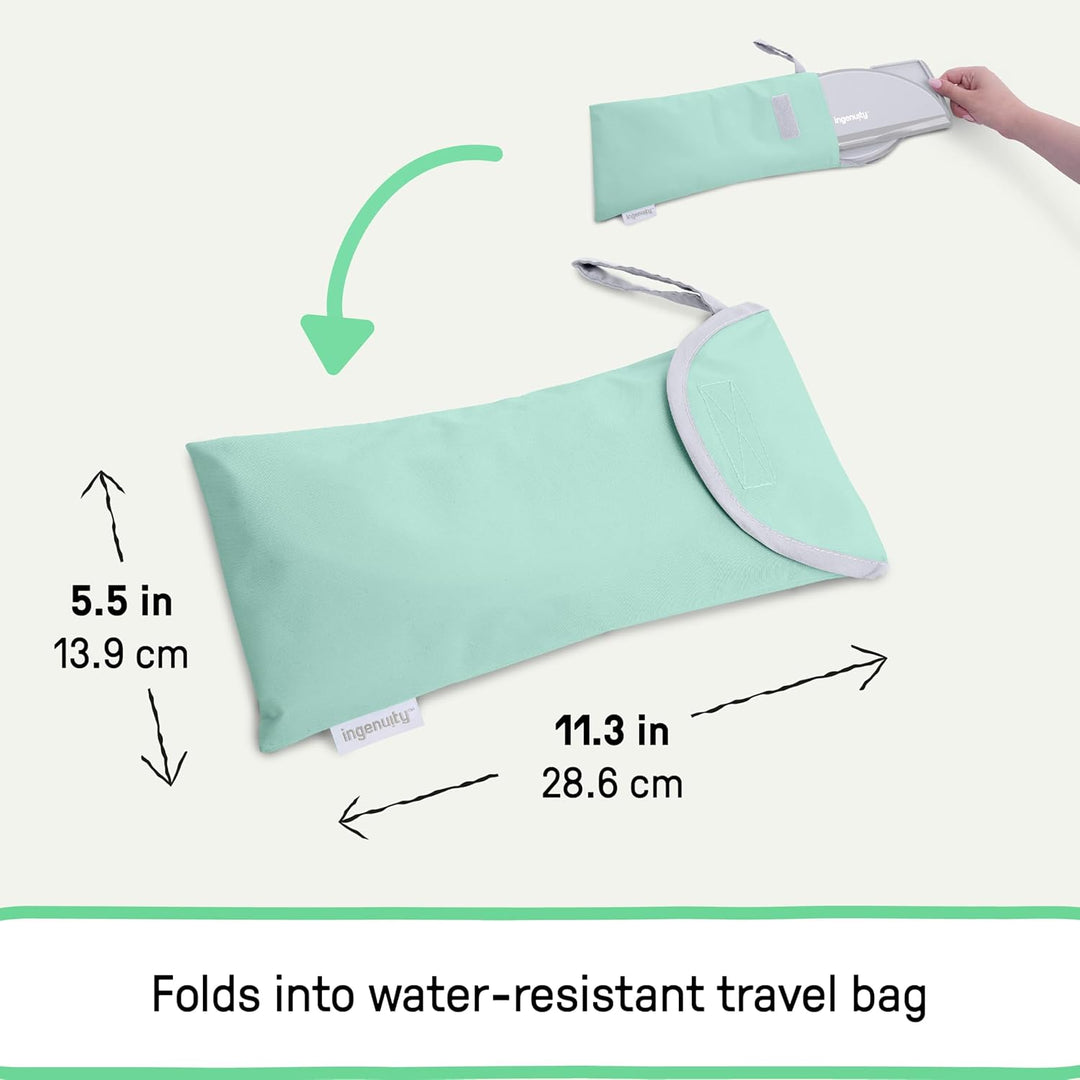 Ingenuity Foldaway Reise Töpfchensitz, Faltbar & Kompakt, Rutschfest, Mit Spritzschutz & Wasserdicht