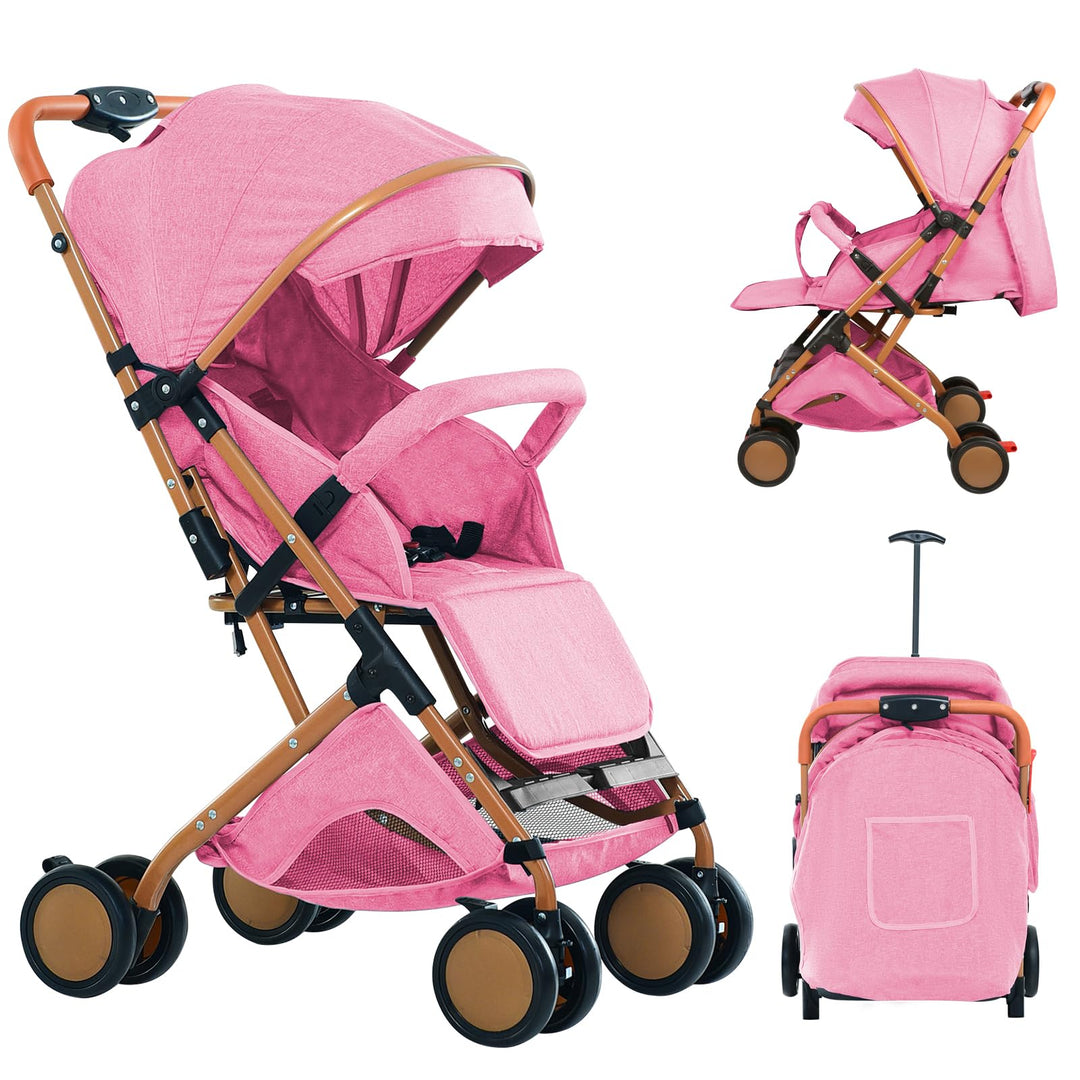 Kinderwagen Canne 0 – 4 Jahre, 0 – 22 kg, leicht und kompakt, mit verstellbarer Rückenlehne, 5-Punkt
