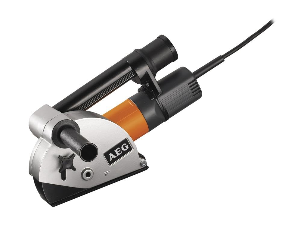 AEG Haustechnik Haustechnik 4935413605 Mauernutfraese, 1500 W, 18 V, Schwarz, Orange, Silber